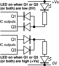 using diodes to combine outputs