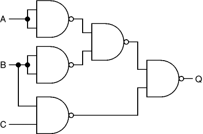 Simplified NAND gate system
